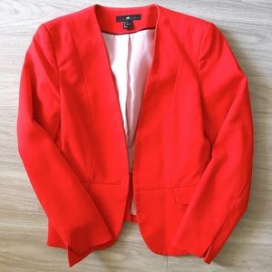 Coral red women’s blazer